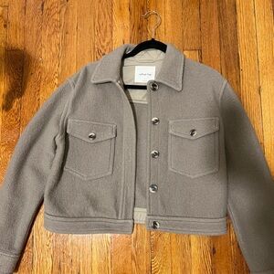 wilfred free cropped jacket 100% merino wool